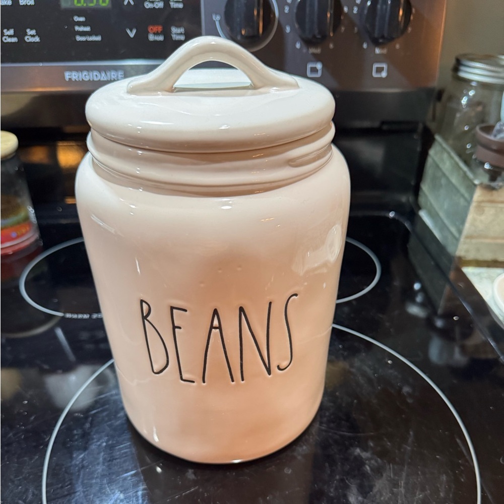 Rae Dunn Beans Canister